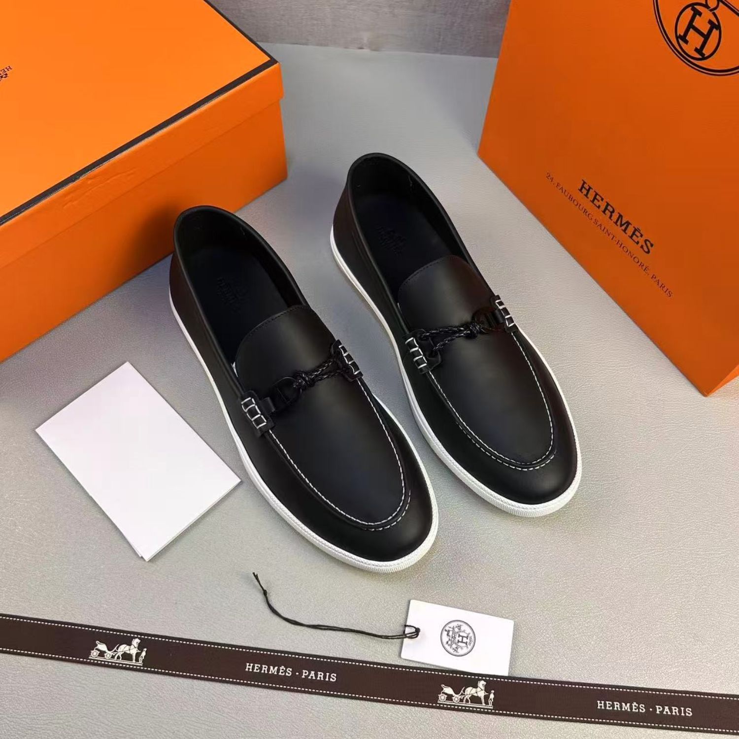 H**me5 Ignacio Loafer Noir For Men – H251891ZA01390