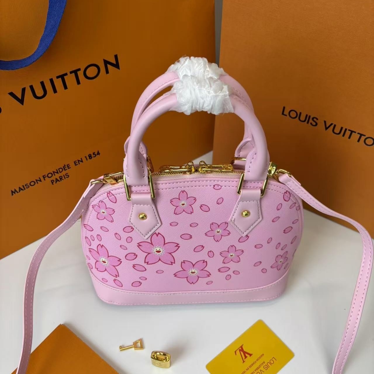 L0vis Vvtt0n LV x TM Alma BB Pink For Women 23.5cm/9.3in – M13104