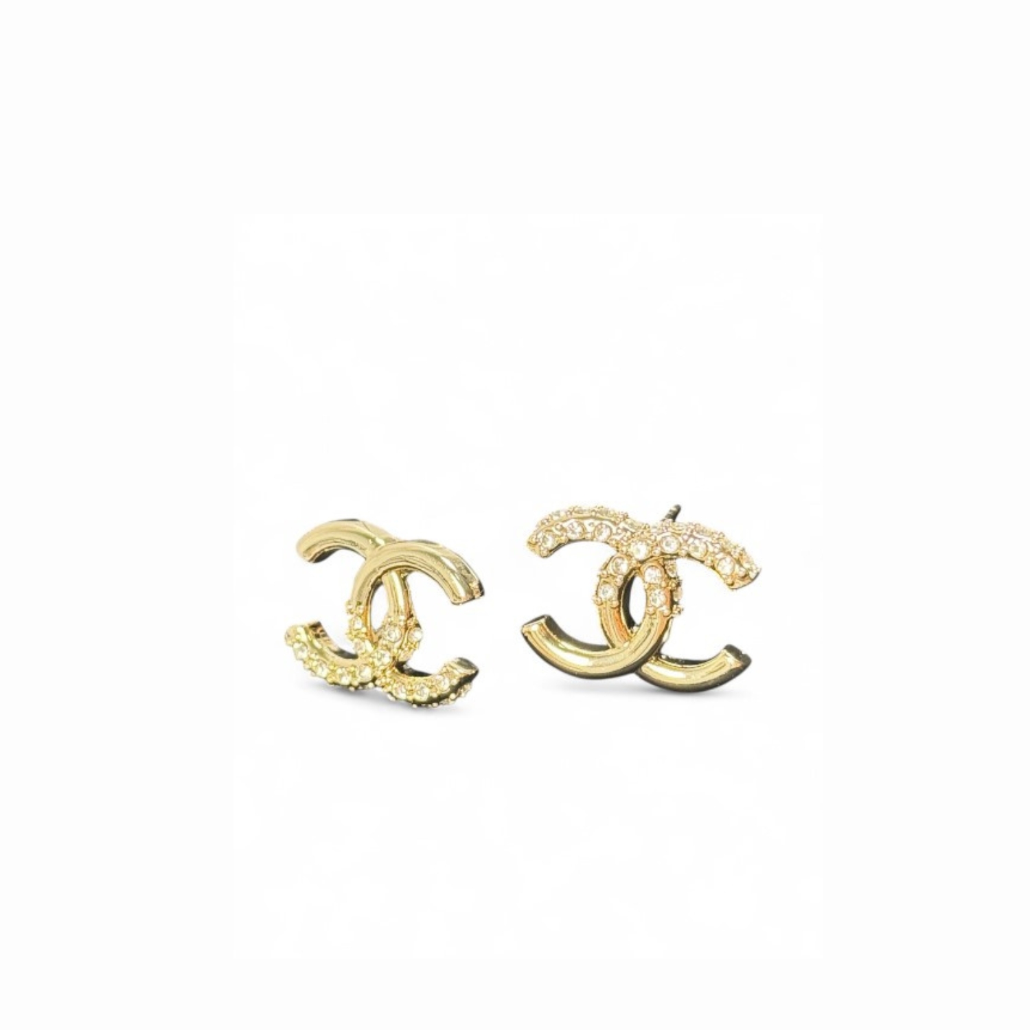 Ch**el Stud Earrings Gold For Women