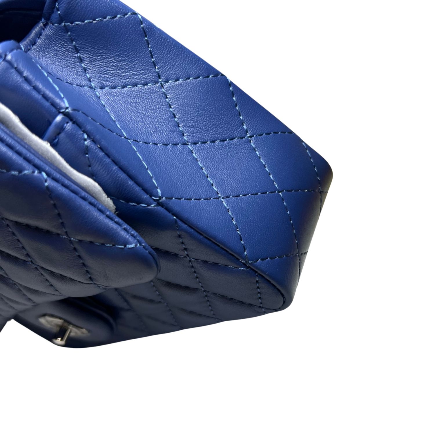 Ch**el Classic Handbag Navy Blue For Women, Women’s Bags, Shoulder And Crossbody Bags 10.2in/26cm A01112