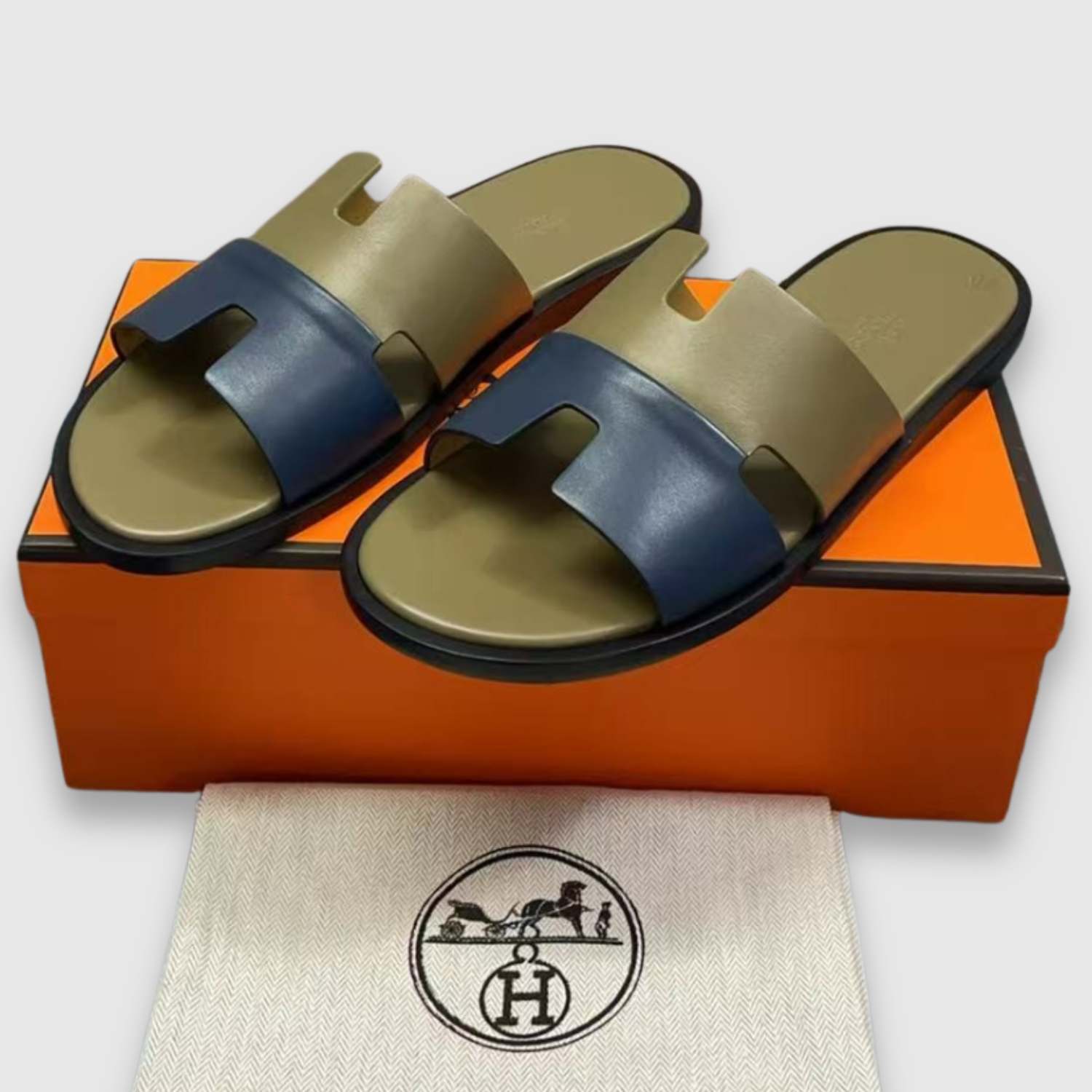 H**me5 Izmir Sandal Green/Indigo For Men H211868ZH61415