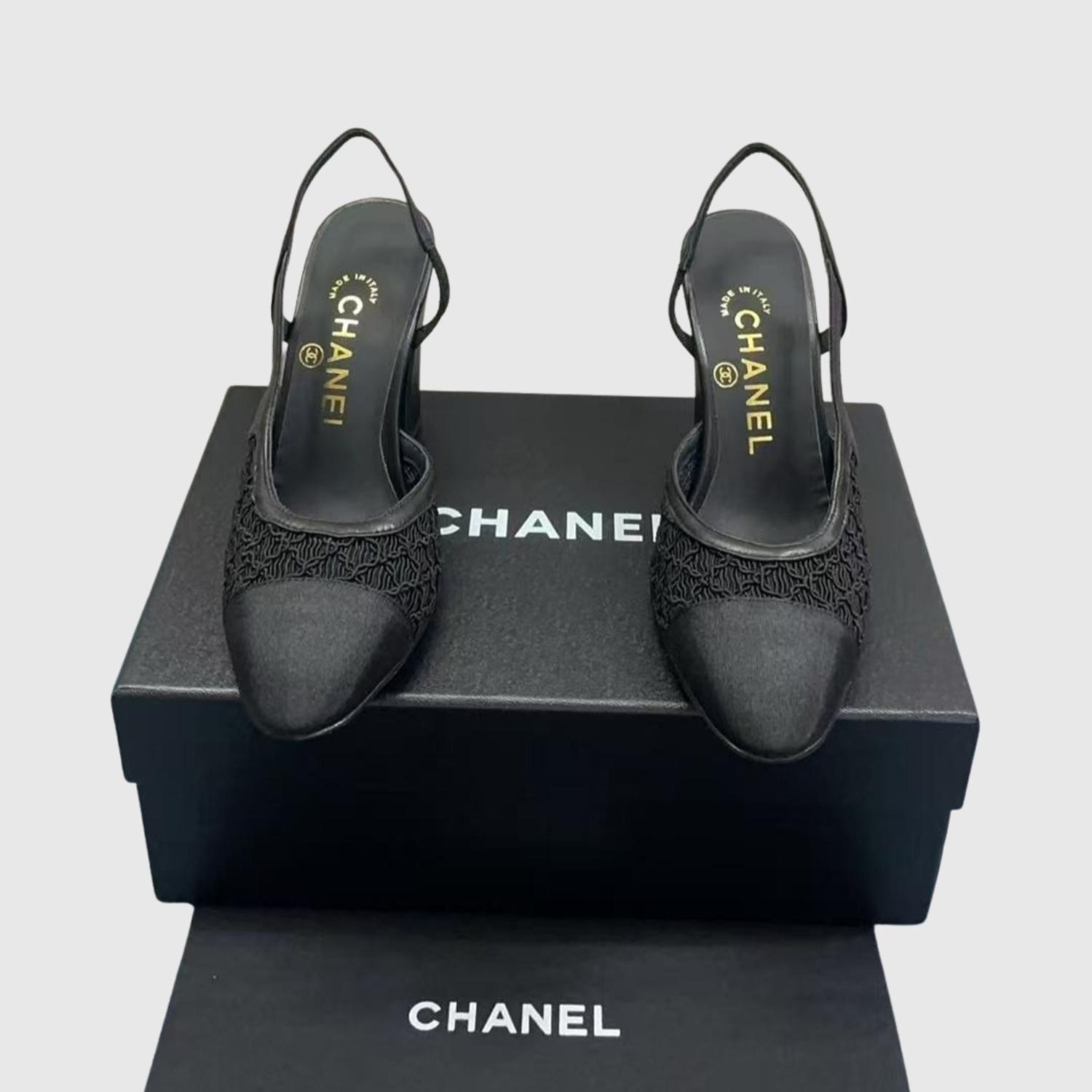 Ch**el Slingbacks Black For Women G45509-B20352-94305