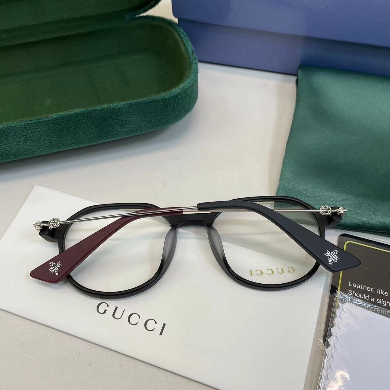 Gvc*1 Round Frame Flat Sunglasses Black For Women