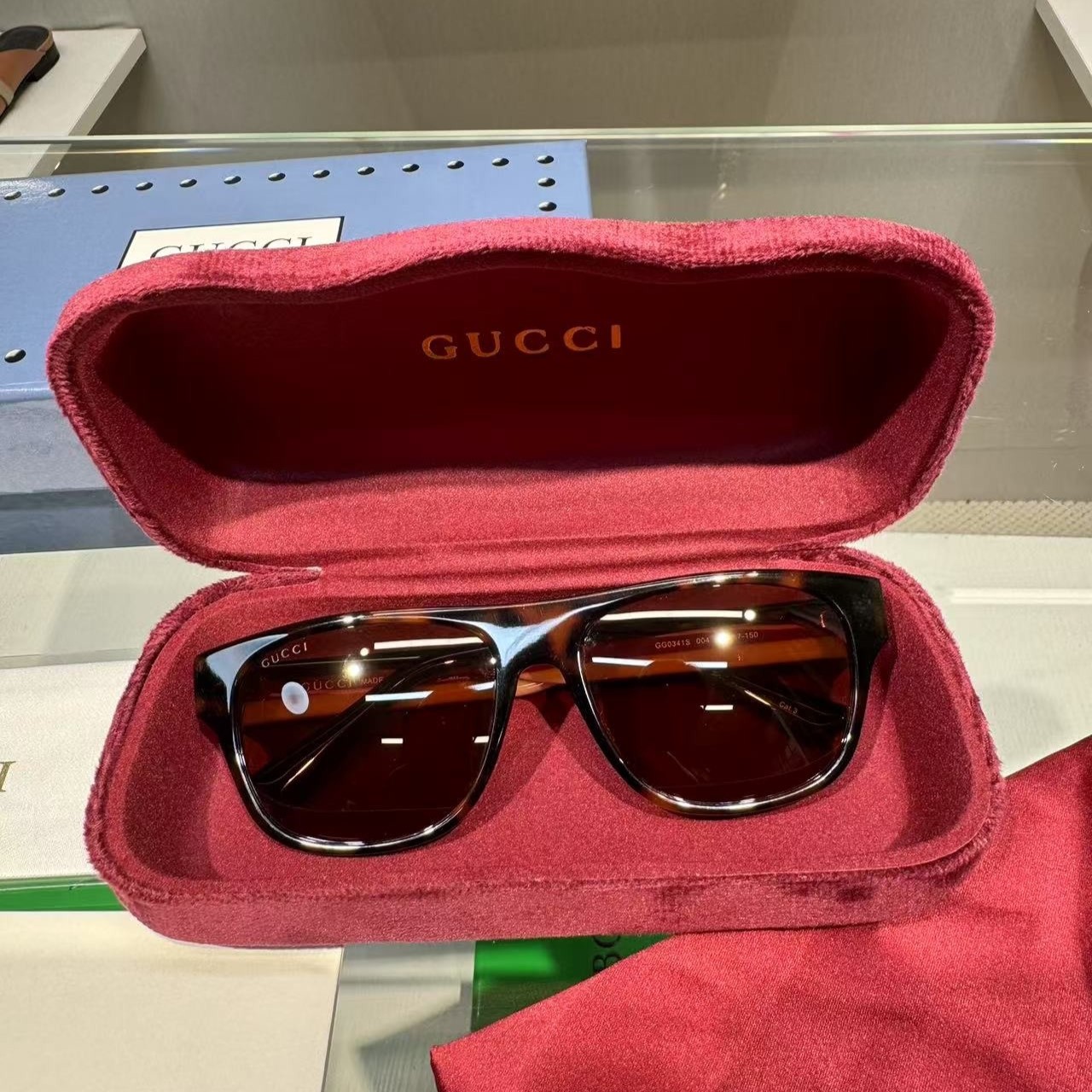 Gvc*1 Square Frame Sunglasses Brown For Women