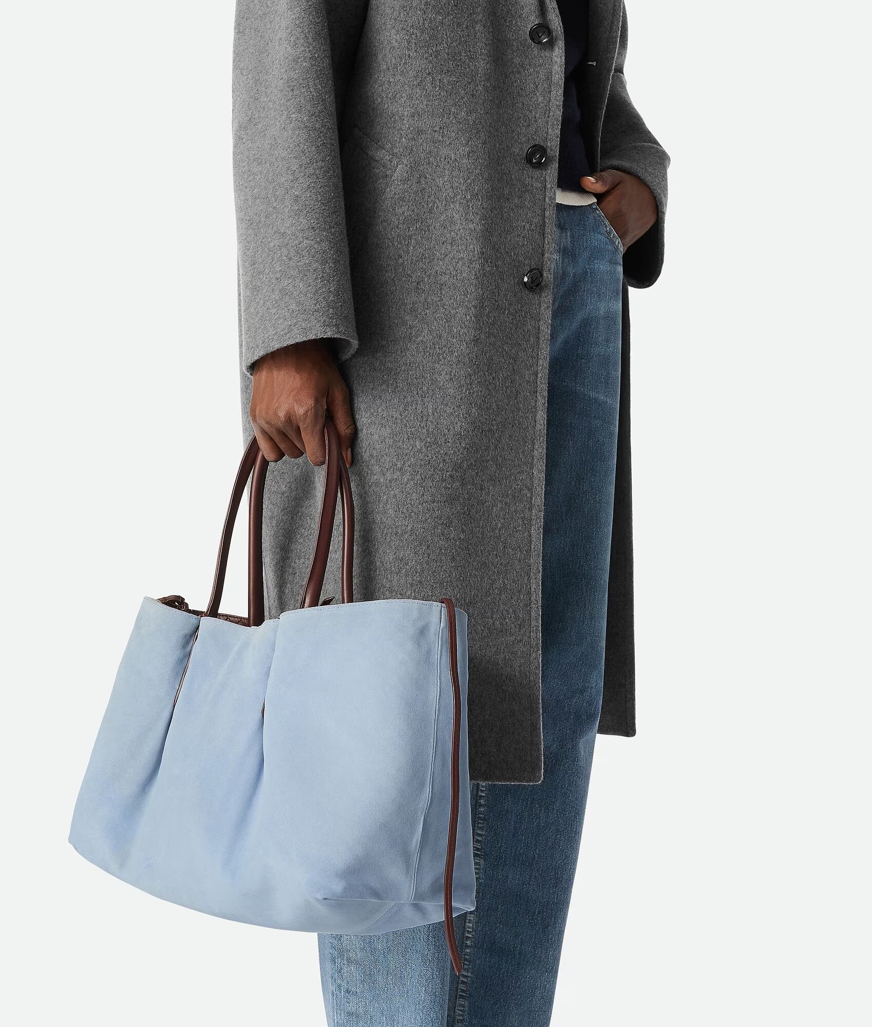 [True-to-ORIGINAL] B0tt*ga Ven*ta Medium Pinacoteca Madder Brown For Women 43cm/16.9in – 817166V5AG12102