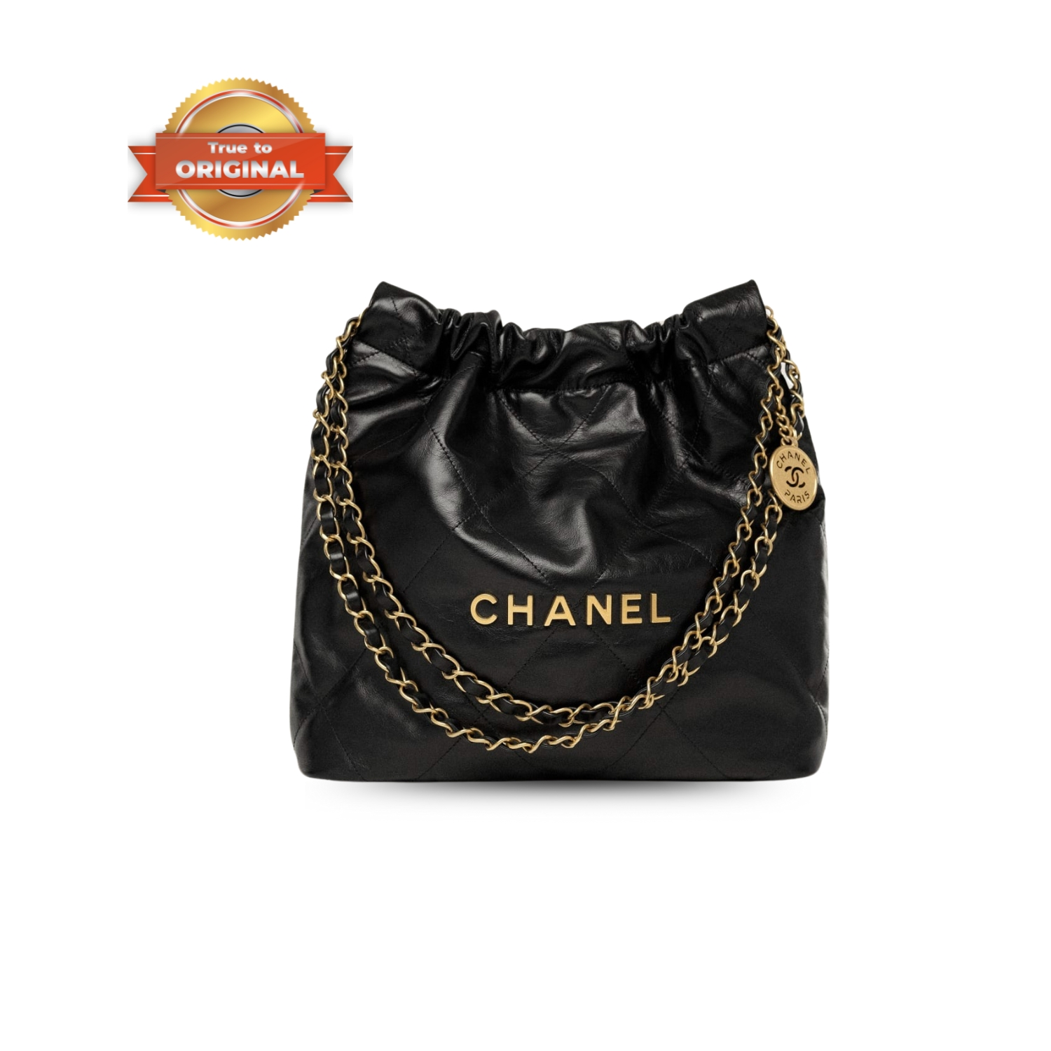 [True-to-ORIGINAL] Ch**el 22 Small Handbag Black For Women 37cm/14.4in AS3260 B08037 94305