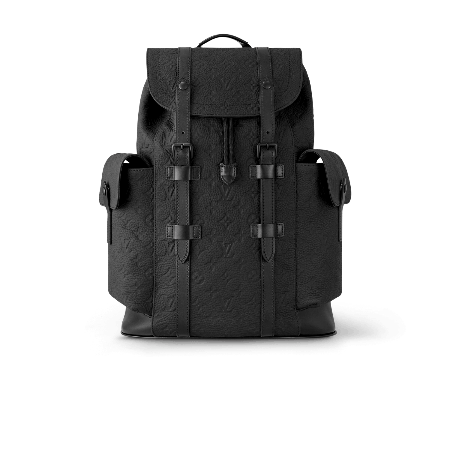 L0vis Vvtt0n Christopher MM Monogram Taurillon Leather Black For Men 17.3in/44cm M55699