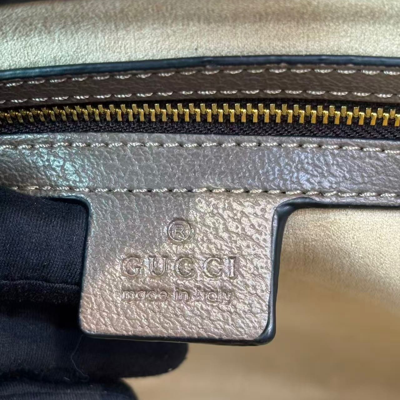 Gvc*1 Ophidia GG Medium Tote Bag Beige/Ebony GG Svp*me Canvas With Brown For Women 13in/33cm GG 524537 K05NB 8745