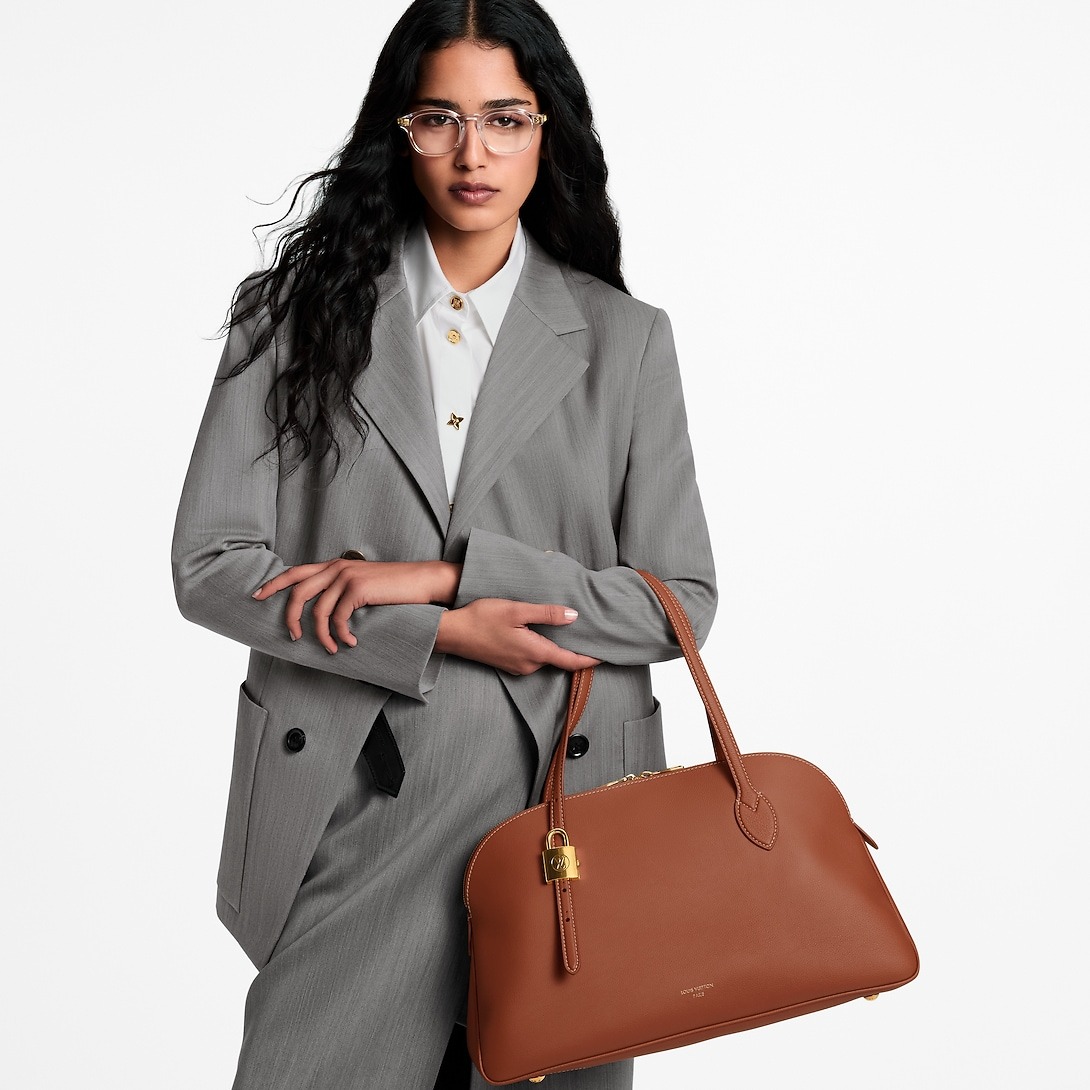 L0vis Vvtt0n Low Key Duffle Tote Cognac For Women 17.1in/43cm M26688