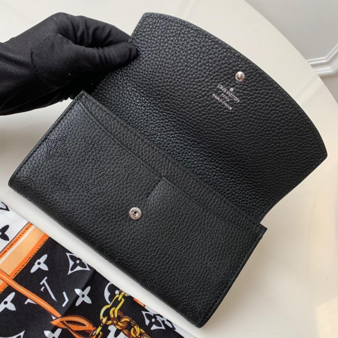 L0vis Vvtt0n Iris Wallet Monogram Canvas Black For Women, Women’s Wallet 7.48in/19cm LV M60143