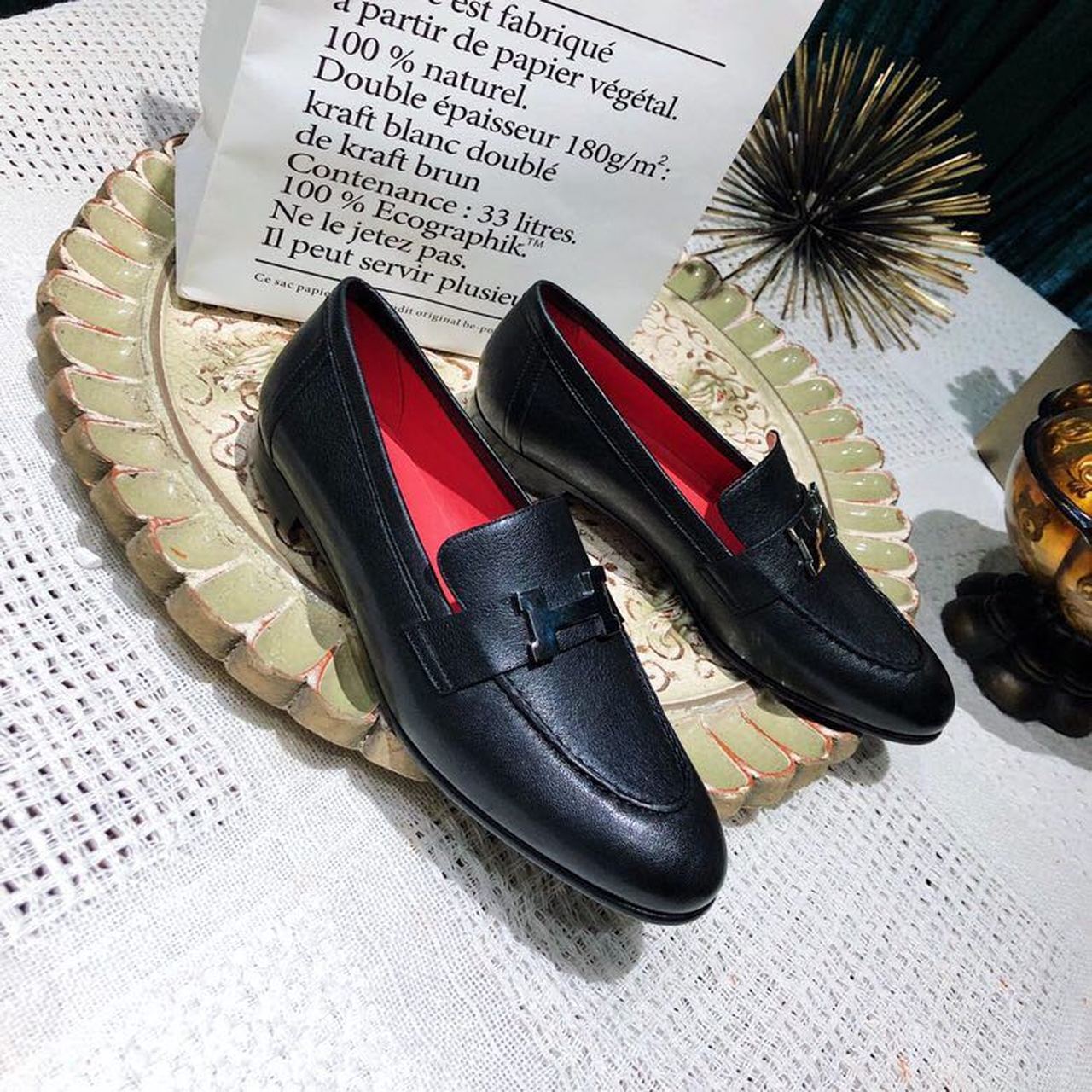 H**me5 Paris Loafer Black For Women, Women’s Shoes H201199Z