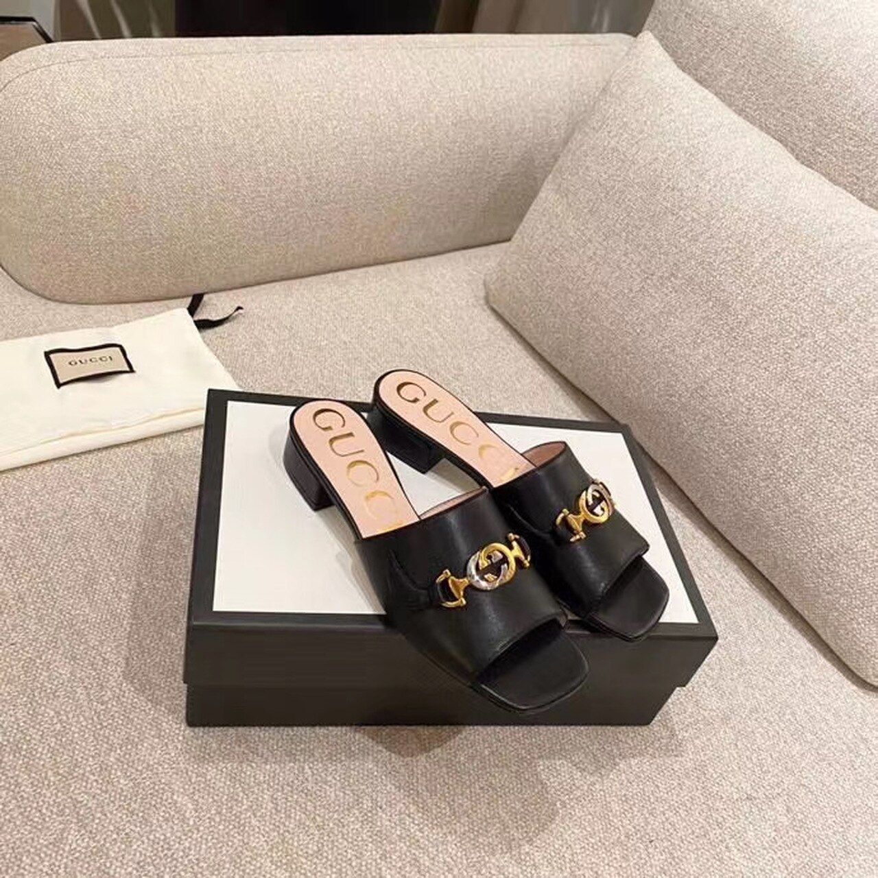 Gvc*1 Gvc*1 Zumi Slide Sandals Black For Women GG