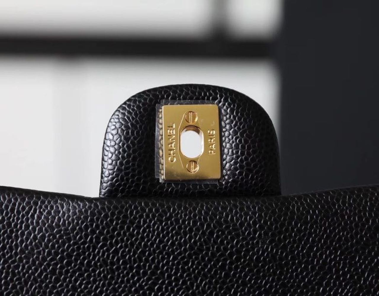 Ch**el Classic Mini Flap Bag Gold Toned Hardware Black For Women 6.7in/17cm