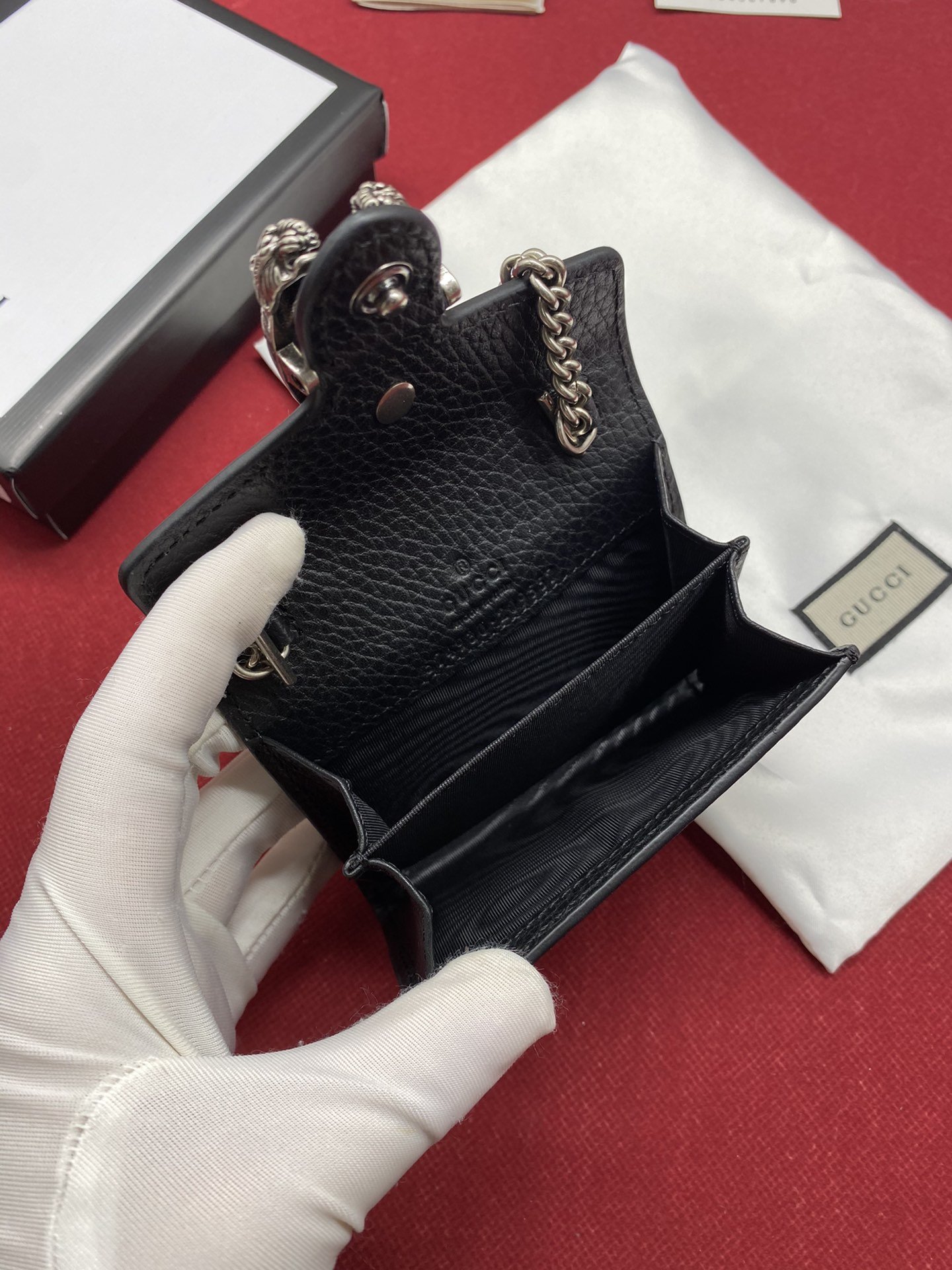 Gvc*1 Dionysus Black Chain S*per Mini Bags For Women 11cm/4.3 GC