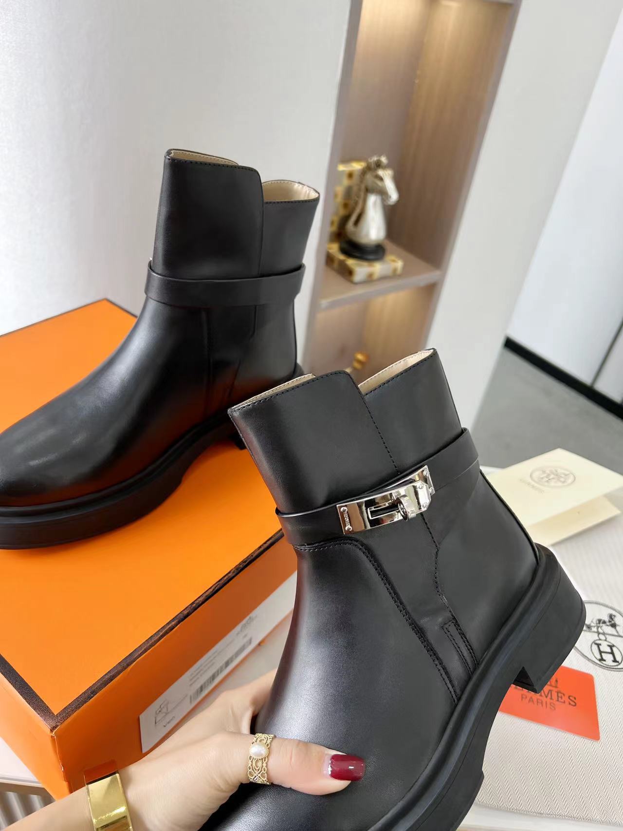 H**me5 Veo Ankle Boots Black For Women, Women’s Shoes H221827ZH01435