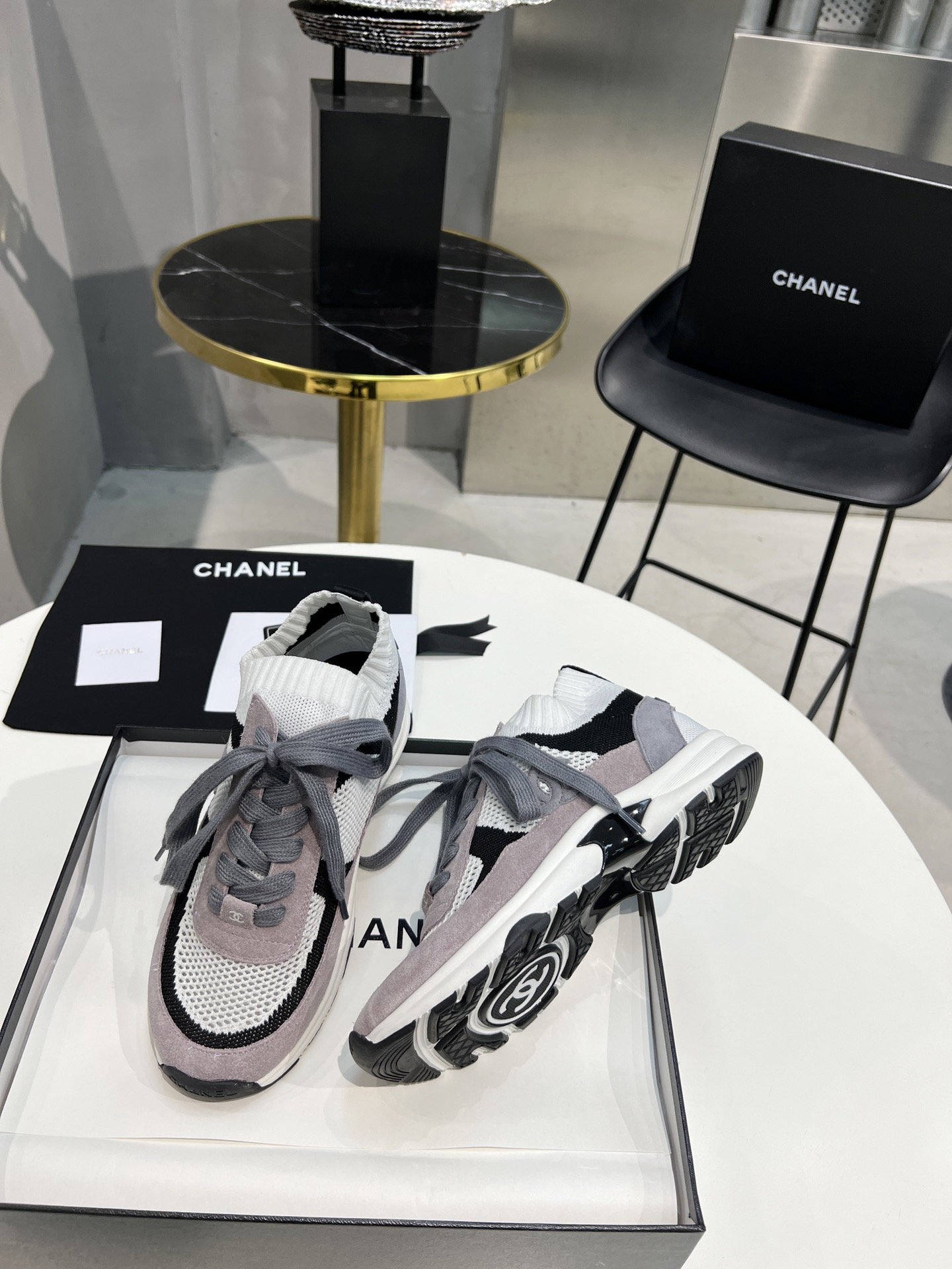 Ch**el Sneakers Purple For Women, Women’s Shoes