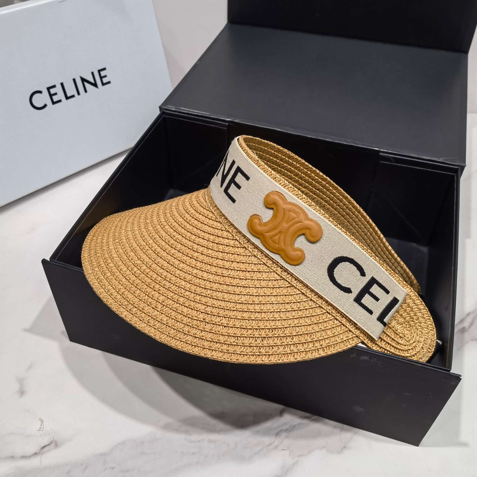 Ce1i*e Sedge Summer Hat Brown Ce1i*e Hat