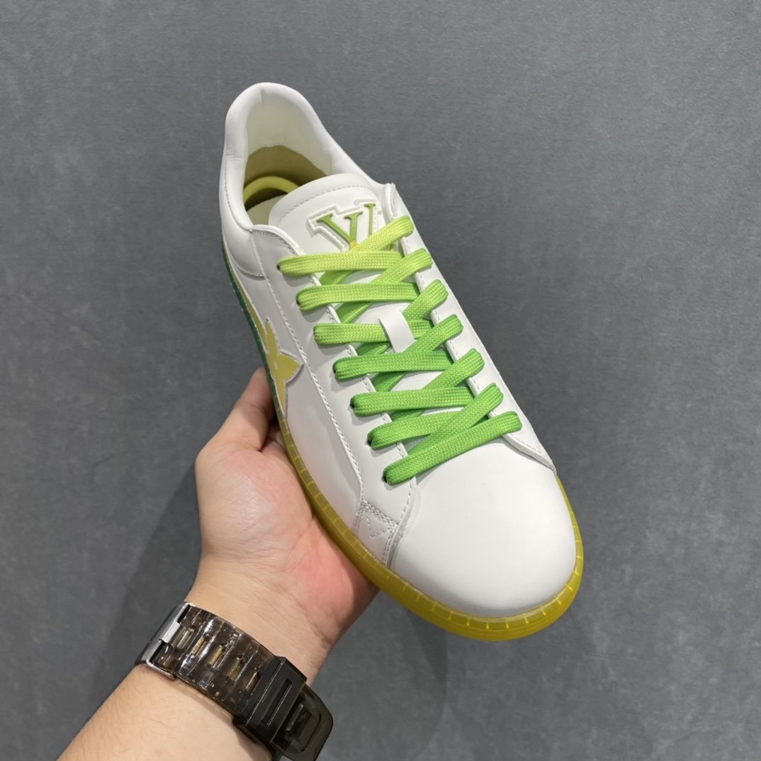 L0vis Vvtt0n Luxembourg Samothrace Sneaker Yellow For Men LV 1A9G2C