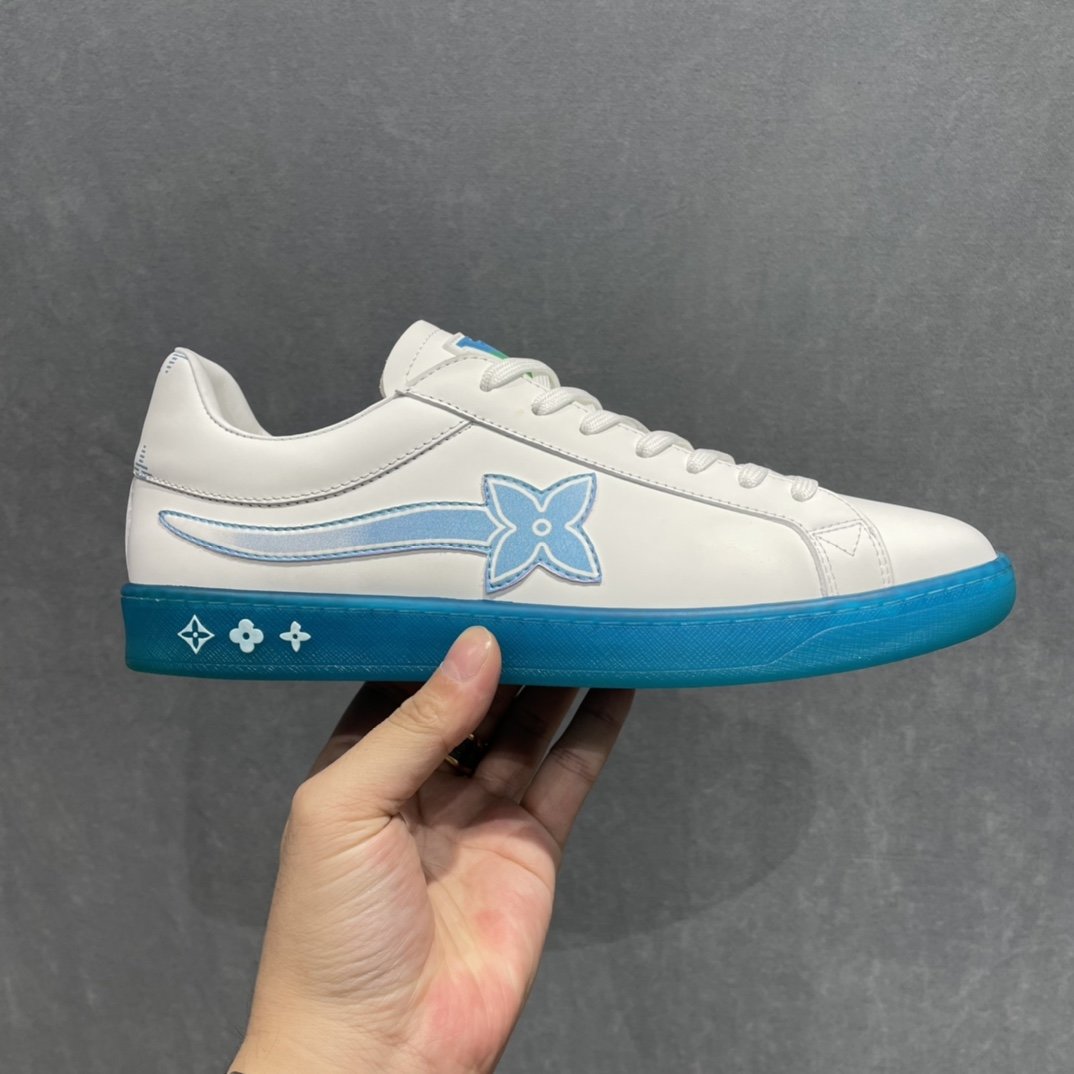 L0vis Vvtt0n Luxembourg Samothrace Sneaker Blue For Men LV 1A9FZ5