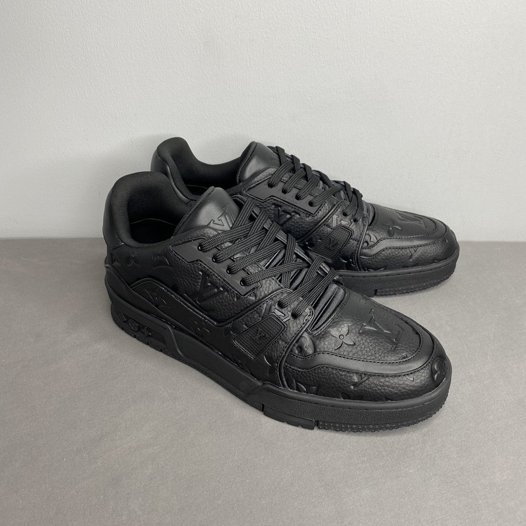 L0vis Vvtt0n Trainer Sneaker Mix Of Materials Black Virgil Abloh For Men LV