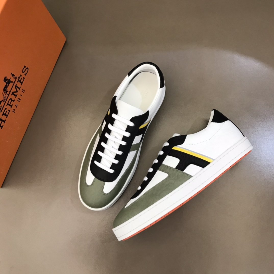 H**me5 Boomerang Sneaker White/Green/Black For Men H211861ZHLN400