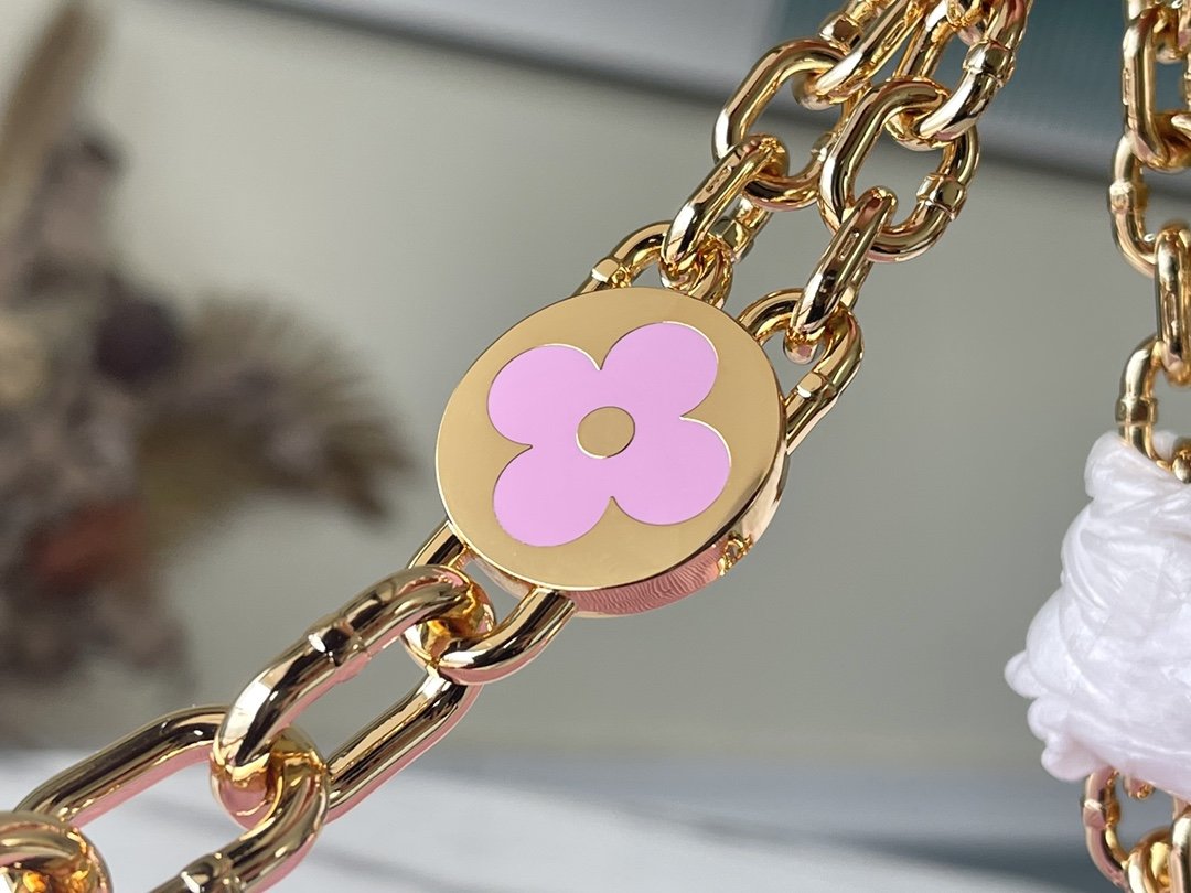 L0vis Vvtt0n Twist PM Monogram Flower Wisteria Purple For Women, Women’s Handbags, Shoulder And Crossbody Bags 9.1in/23cm LV M59405