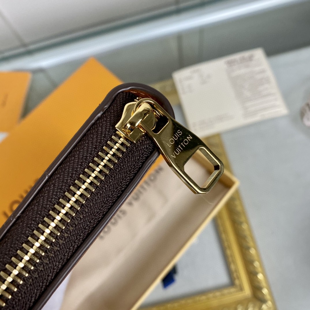 L0vis Vvtt0n Zippy Wallet Trunk Monogram Canvas For Men, Men’s Wallet 7.7in/19.5cm LV