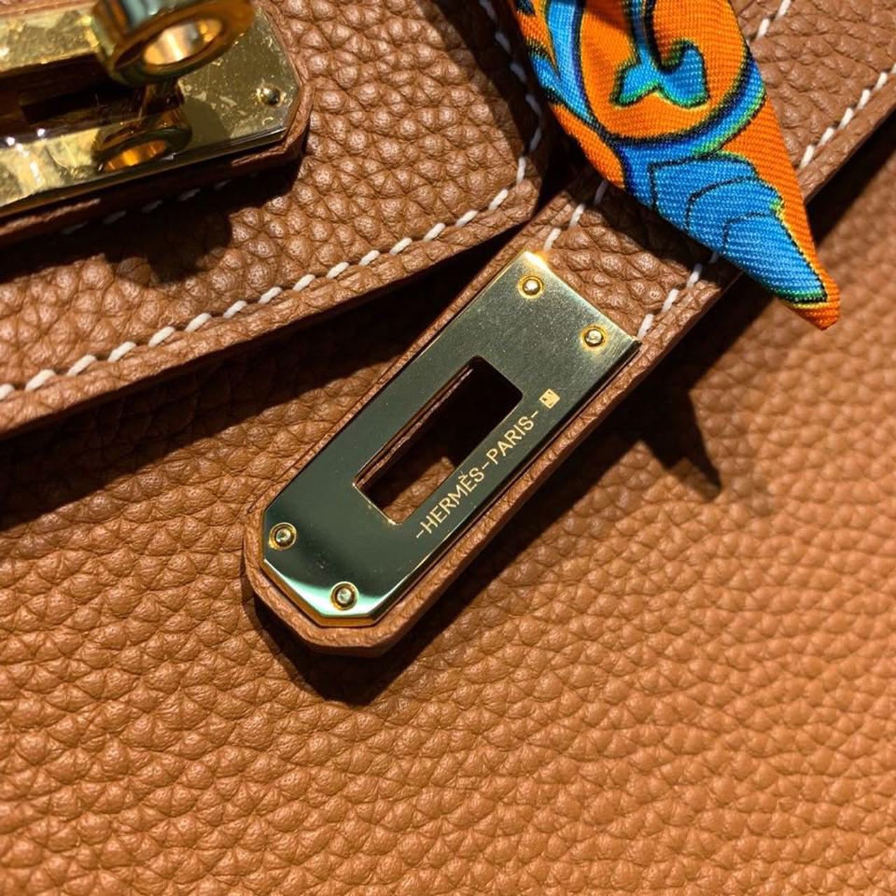 H**me5 Birkin Brown Semi Handstitched With Gold Toned Hardware For Women 30cm/11.8in