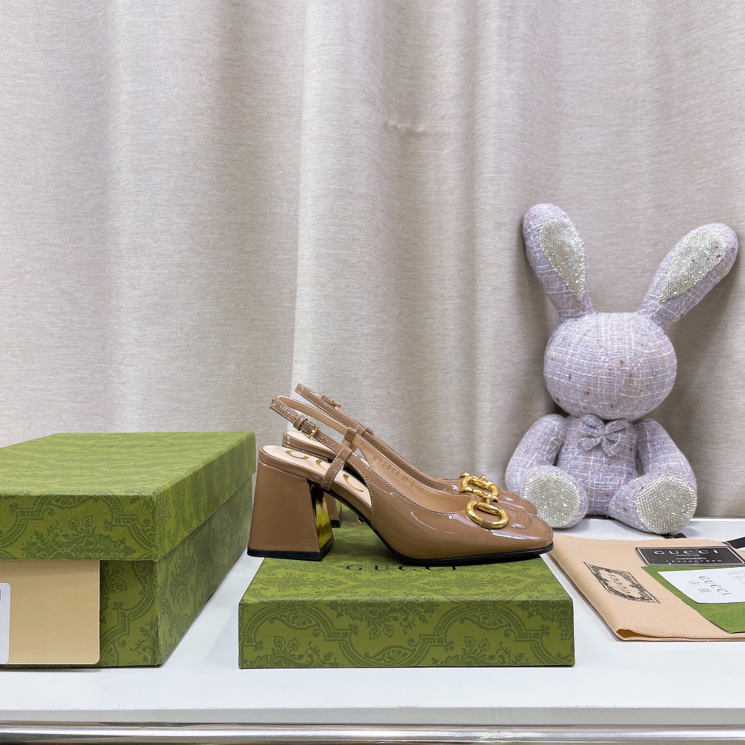 Gvc*1 Women’s Mid-Heel Slingback With Horsebit Green For Women GG