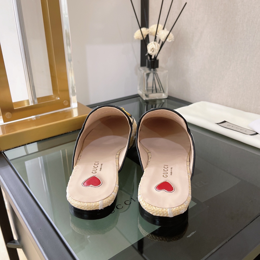 Gvc*1 Women’s GG Princetown Slipper Beige For Women GG 475094 UWB50 9676