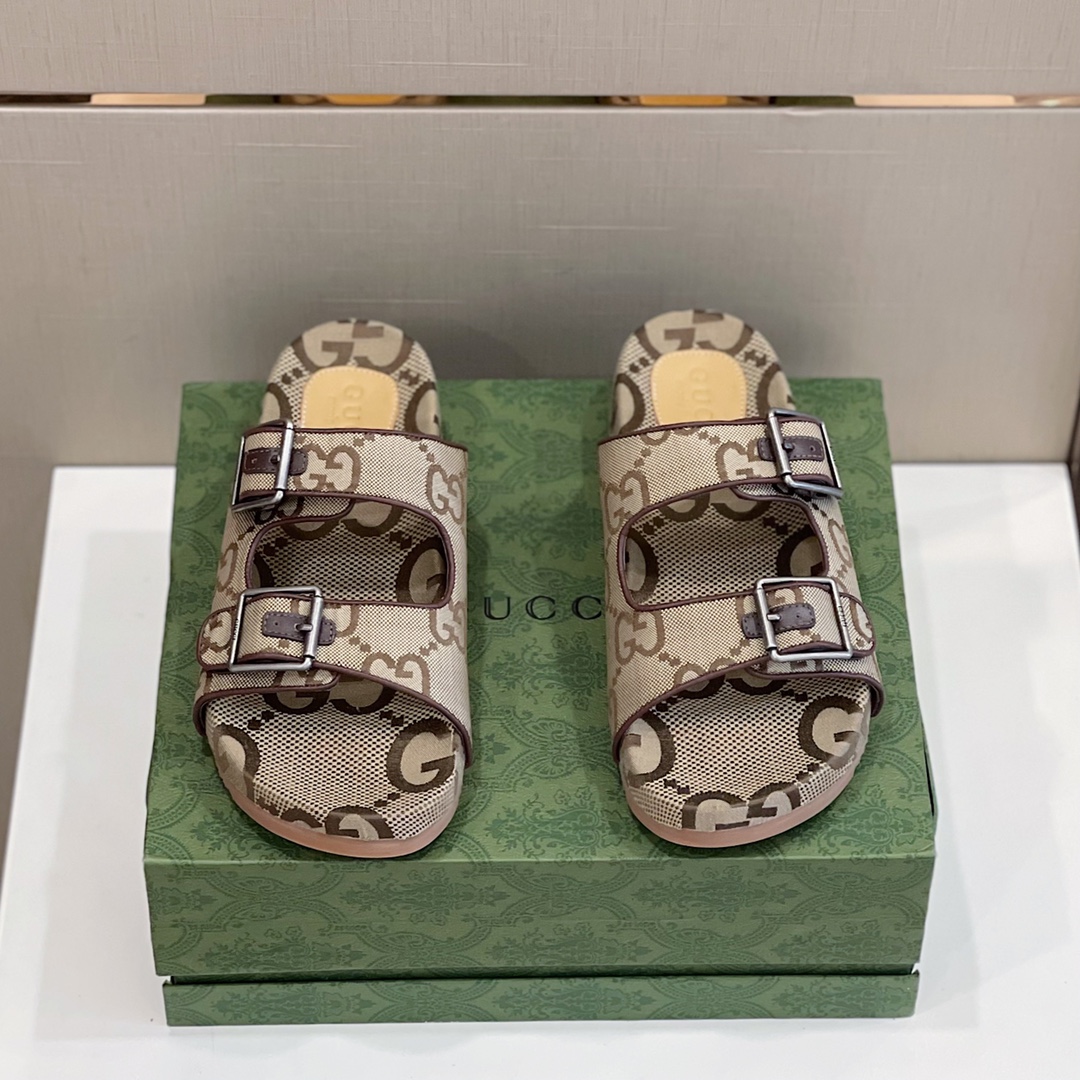 Gvc*1 Women’s Slide Sandal With Straps Beige For Women GG