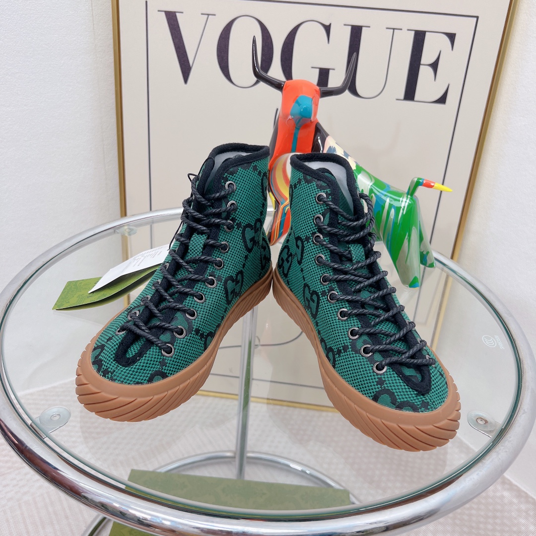 Gvc*1 Women’s High-Top Maxi GG Sneaker Grey For Women GG