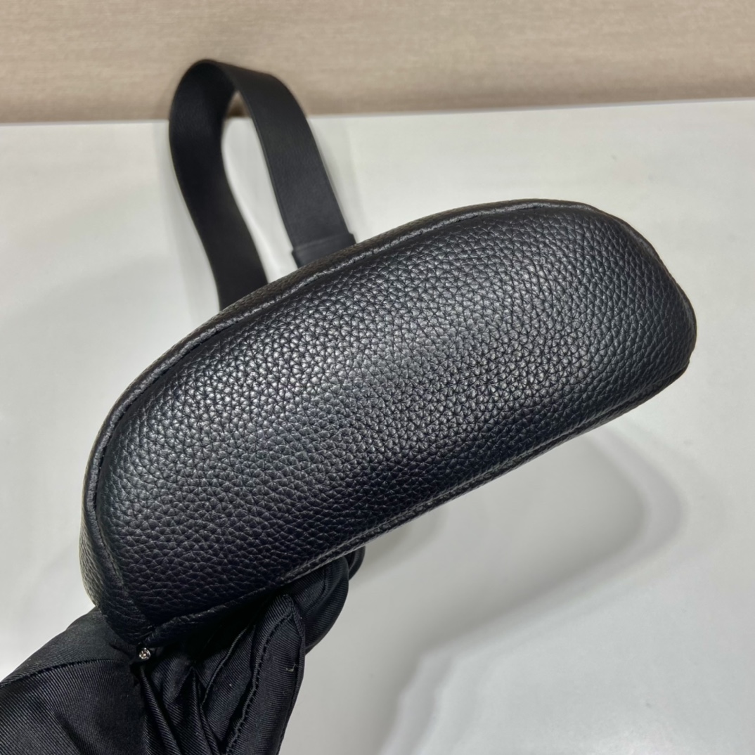 [True-to-ORIGINAL] Pra*a Cross Bag Black For Women, Women’s Bags 12.6in/32cm 2VZ098_2BBE_F0002_V_OLO