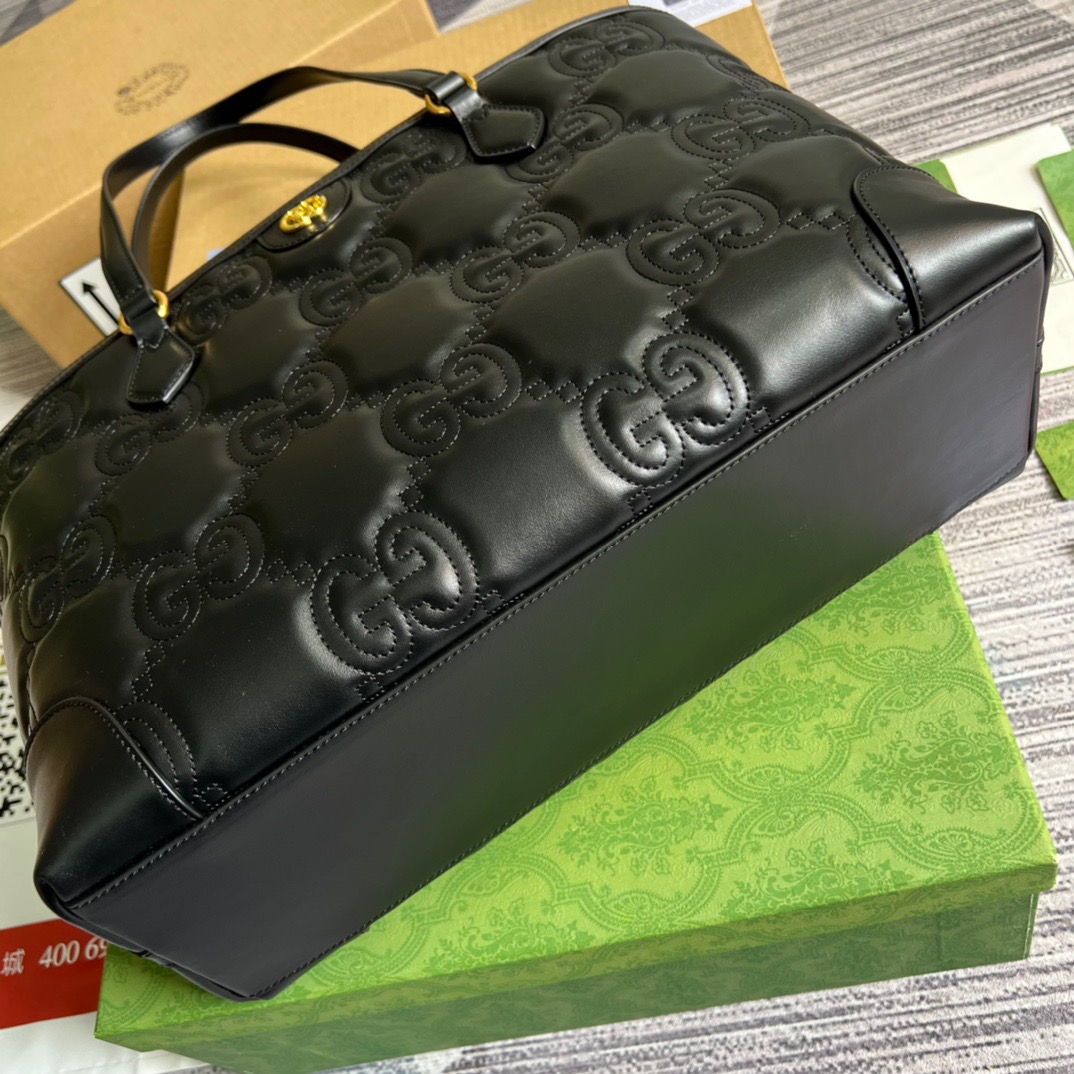 Gvc*1 GG Medium Tote Black For Women, Women’s Bags 15in/38cm GG ‎631685 UM8IG 1000