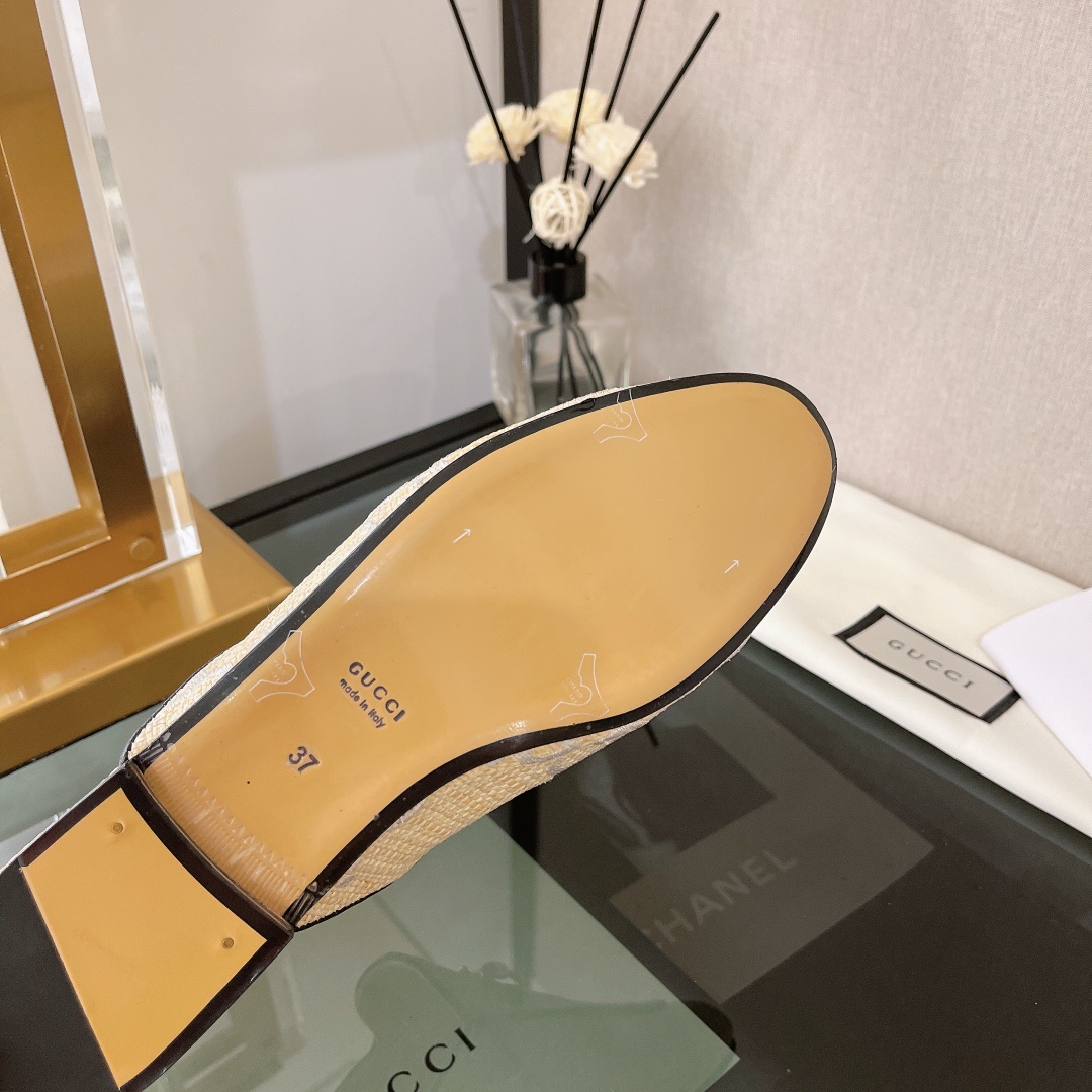 Gvc*1 Women’s GG Princetown Slipper Beige For Women GG 475094 UWB50 9676