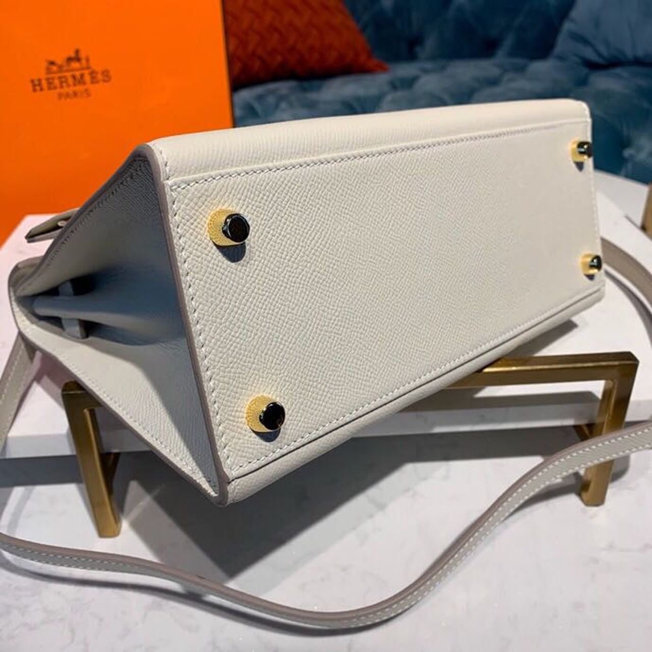 H**me5 Kelly Craie For Women Gold Toned Hardware 10in/25cm