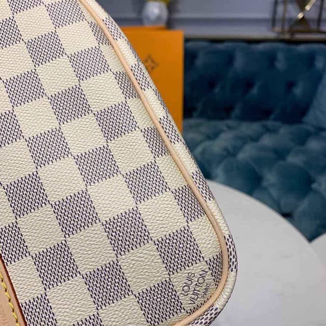 L0vis Vvtt0n Keepall Bandouliere 45 Damier Azur Canvas Travel Bags 17.7in/45cm LV N41430