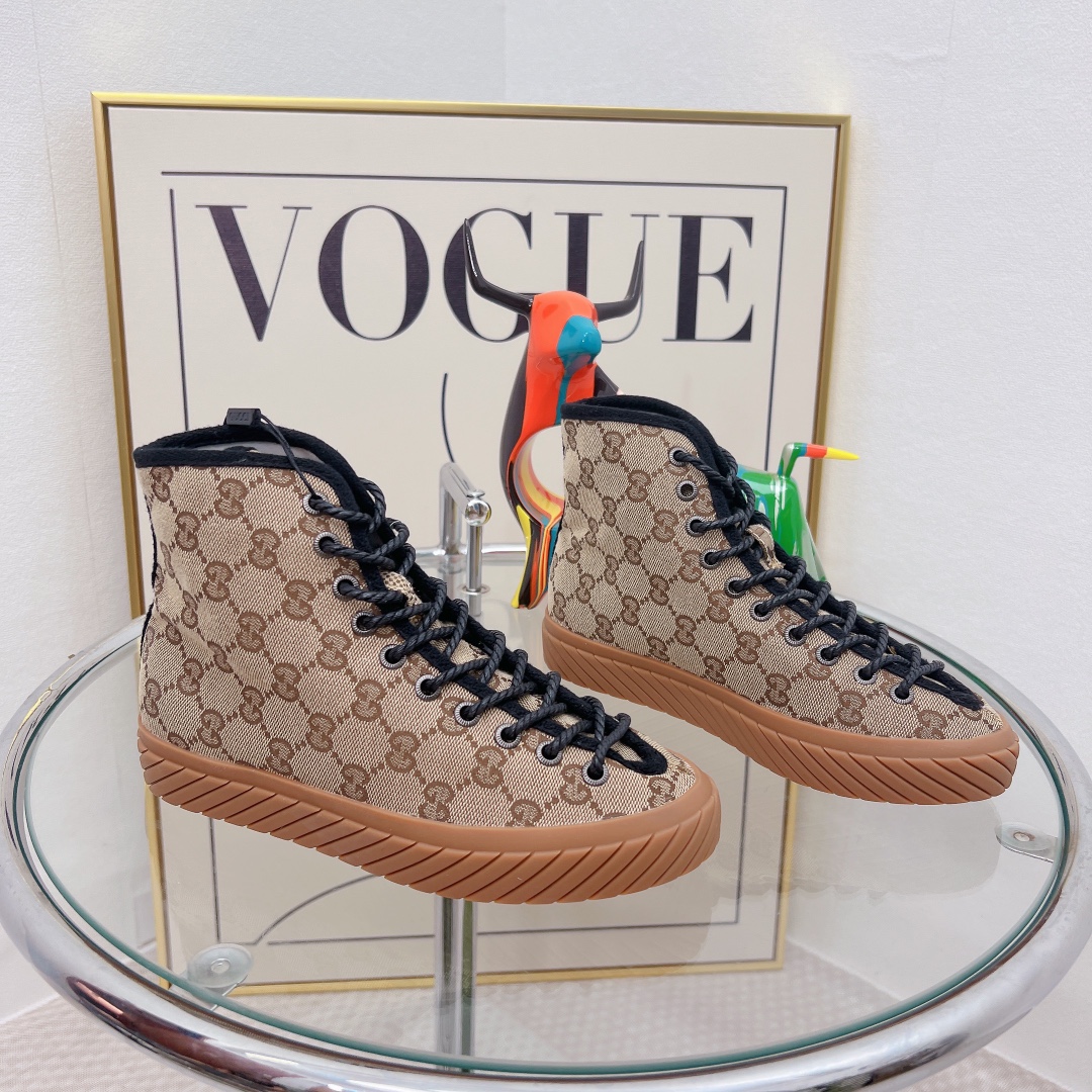 Gvc*1 Women’s High-Top Maxi GG Sneaker Beige For Women GG