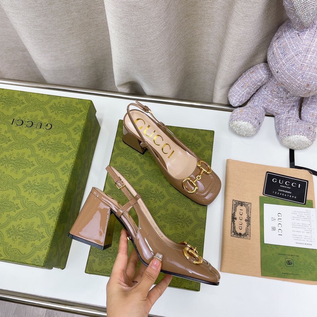 Gvc*1 Women’s Mid-Heel Slingback With Horsebit Green For Women GG