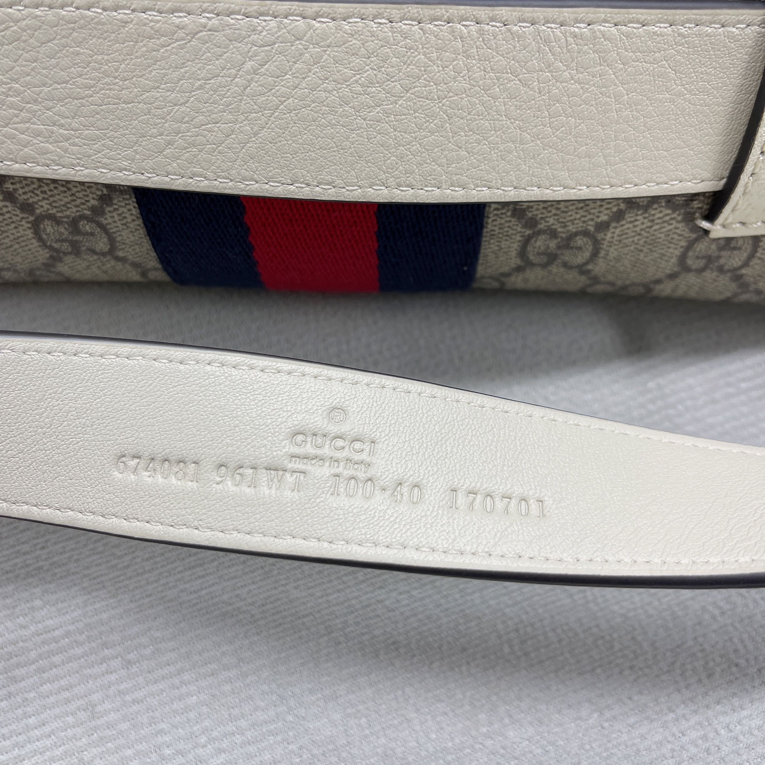 Gvc*1 Ophidia Belt Bag Beige And Ebony GG Svp*me Canvas, A Material With Low Environmental Impact For Men 8.7in/22cm GG 674081 96IWT 9794