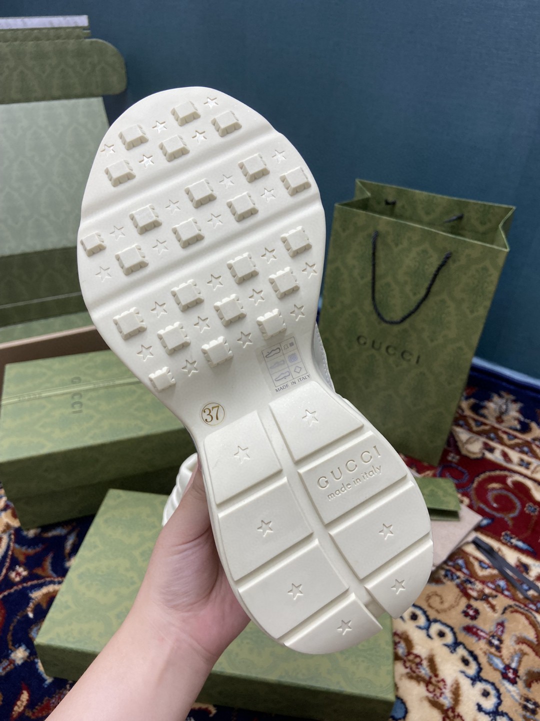 Gvc*1 KAI x Gvc*1 Rhyton Sneaker White Ivory For Men 660020-DRW00-9522