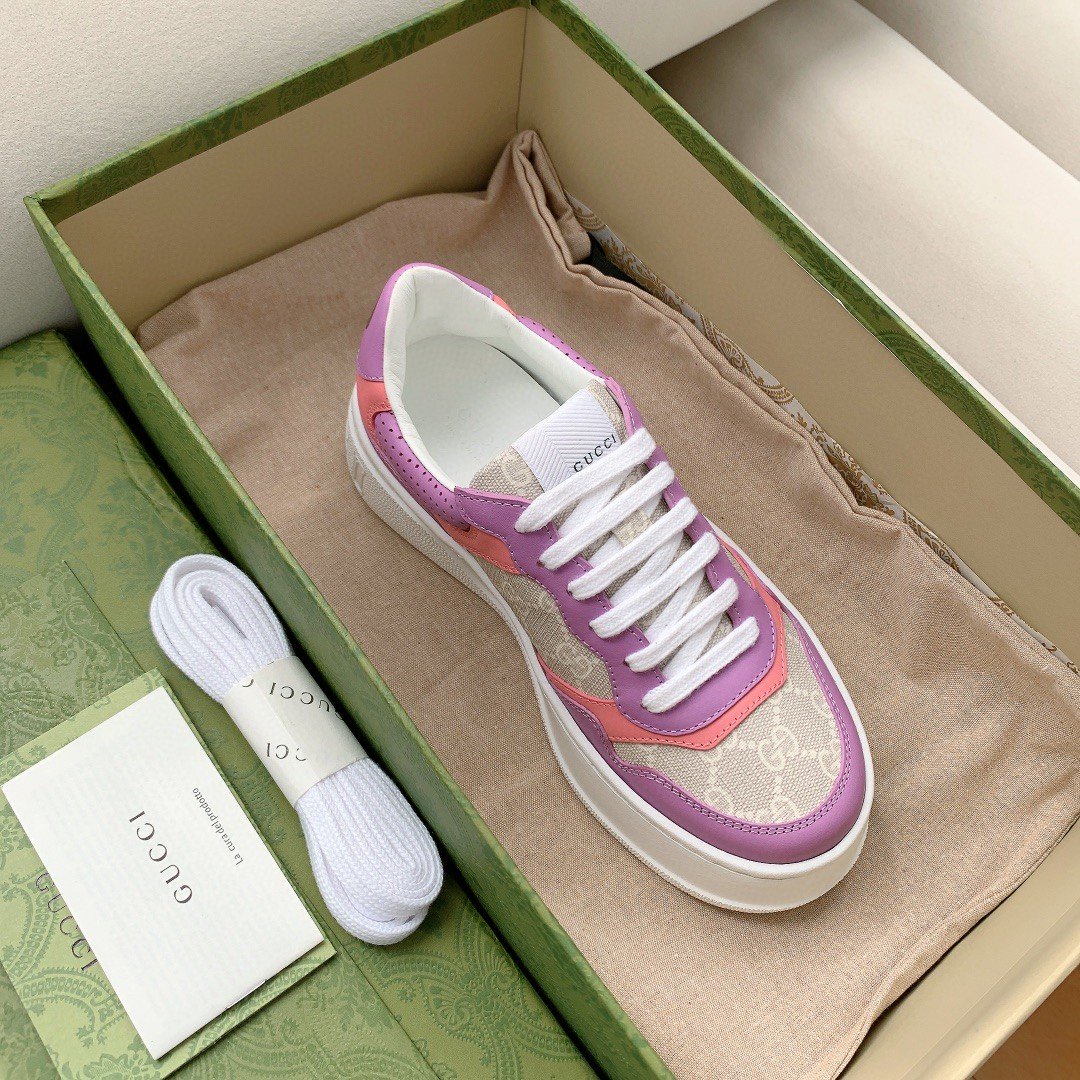 Gvc*1 Women’s GG Sneaker Pink And Purple Svp*me For Women 670408 UPG90 5471