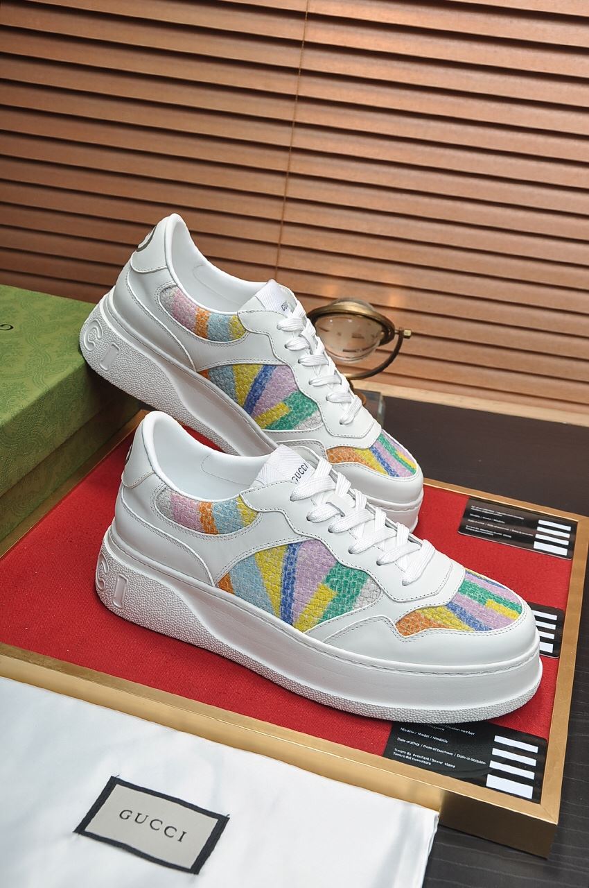Gvc*1 Men’s Sneaker With Pale Rainbow White For Men 669582