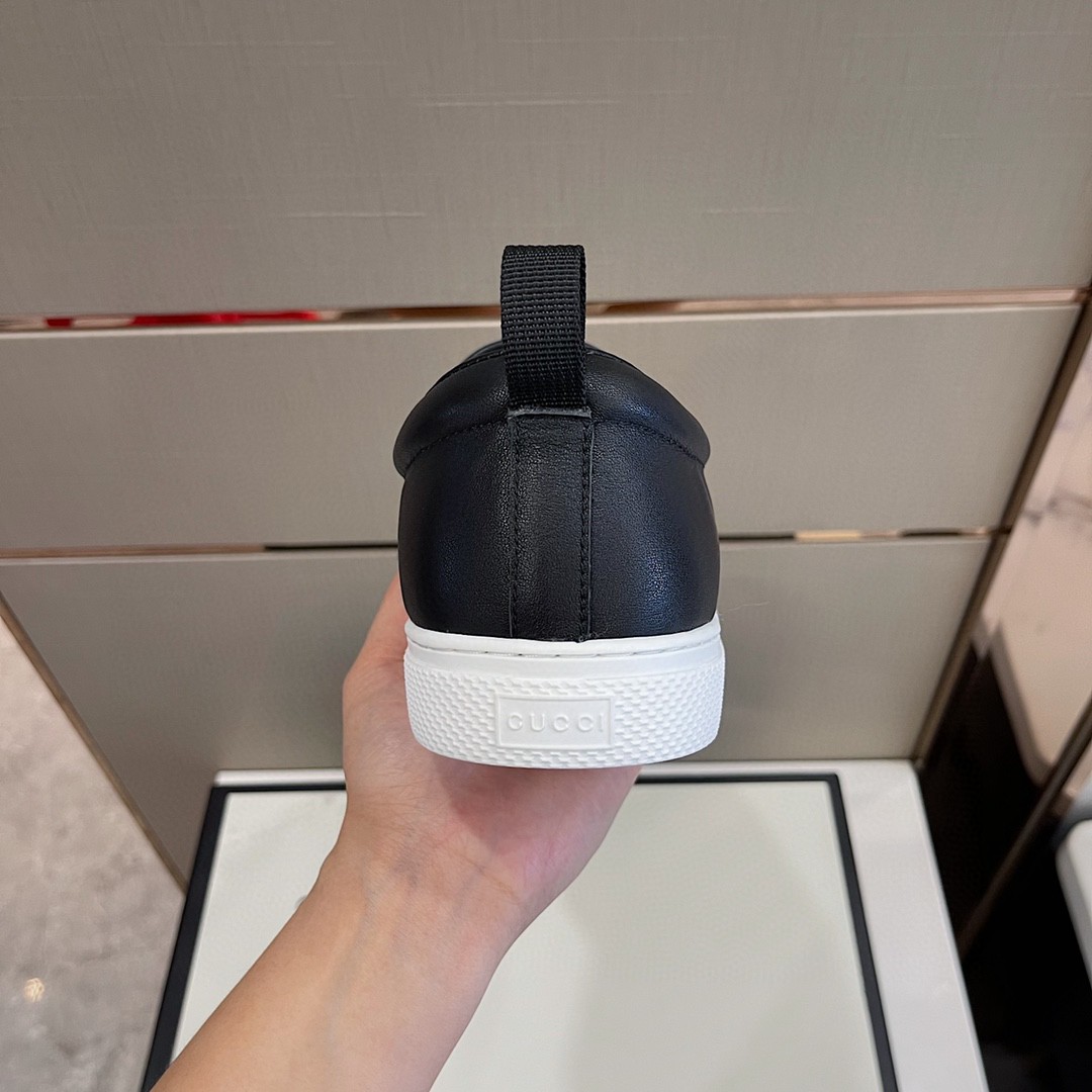 Gvc*1 Men’s Ace GG Svp*me Slip-On With Tigers Printed Black For Men 407362 G0K10 1101