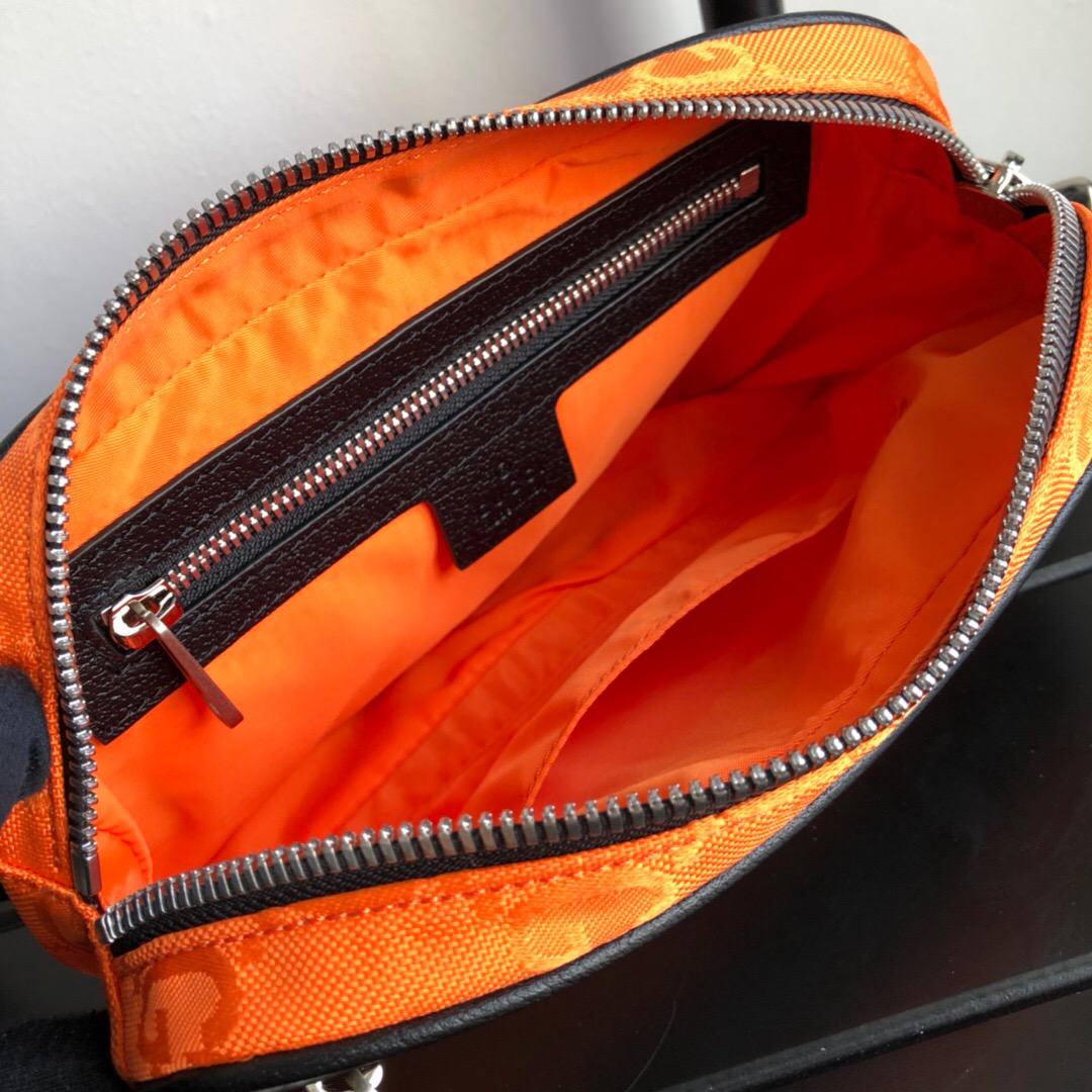 Gvc*1 Gvc*1 Off The Grid Belt Bag Orange GG ECONYL® For Men  9.5in/24cm GG