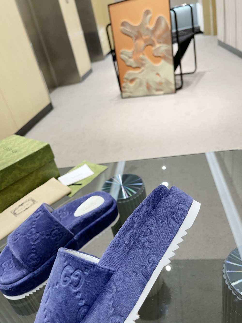 Gvc*1 Women’s GG Platform Sandal Purple For Women GG