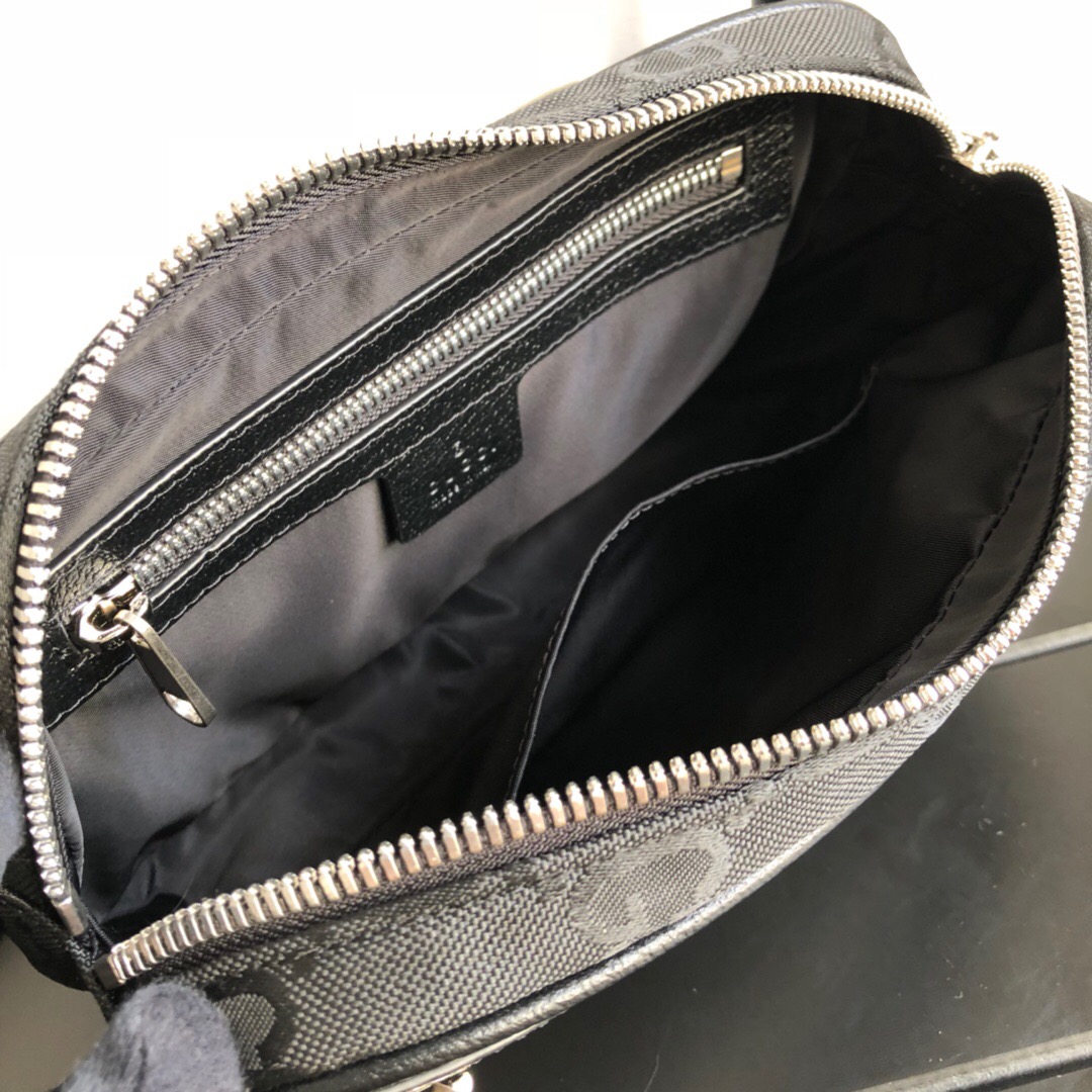 Gvc*1 Gvc*1 Off The Grid Belt Bag Black GG ECONYL® For Men  9.5in/24cm GG 631341 H9HBN 1000