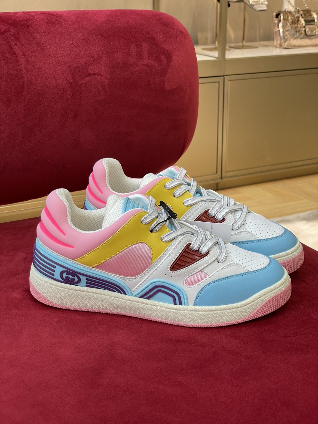 Gvc*1 Women’s Sneaker Gvc*1 Basket Donna Light Blue Demetra For Women ‎700291 2SHW0 4870