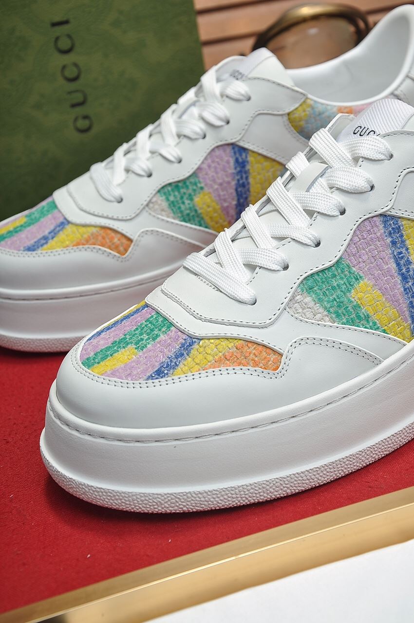 Gvc*1 Men’s Sneaker With Pale Rainbow White For Men 669582