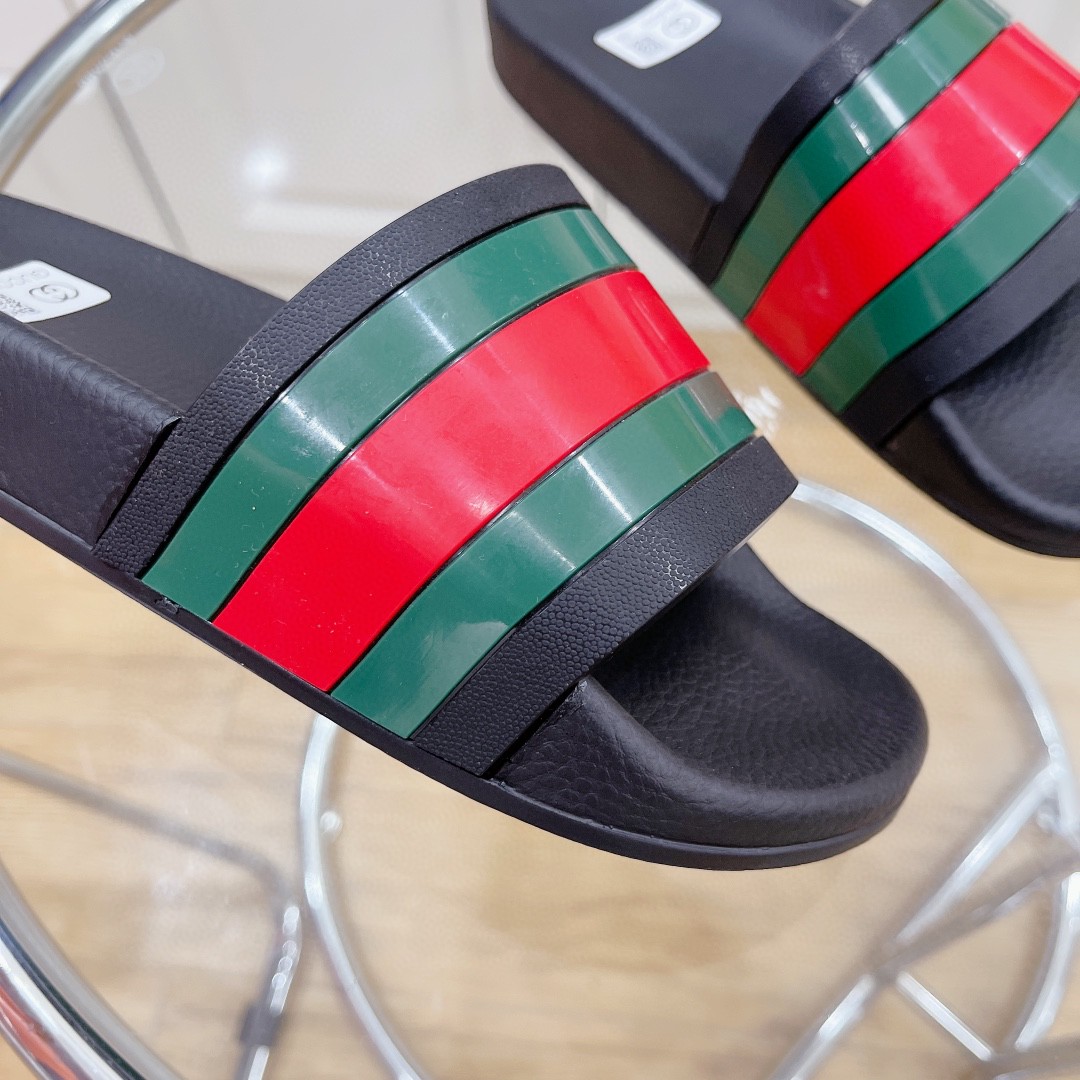 Gvc*1 Men’s Slide Sandal With Web Black For Men 407345